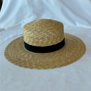 American Eagle Wide Brim Straw Hat One Size